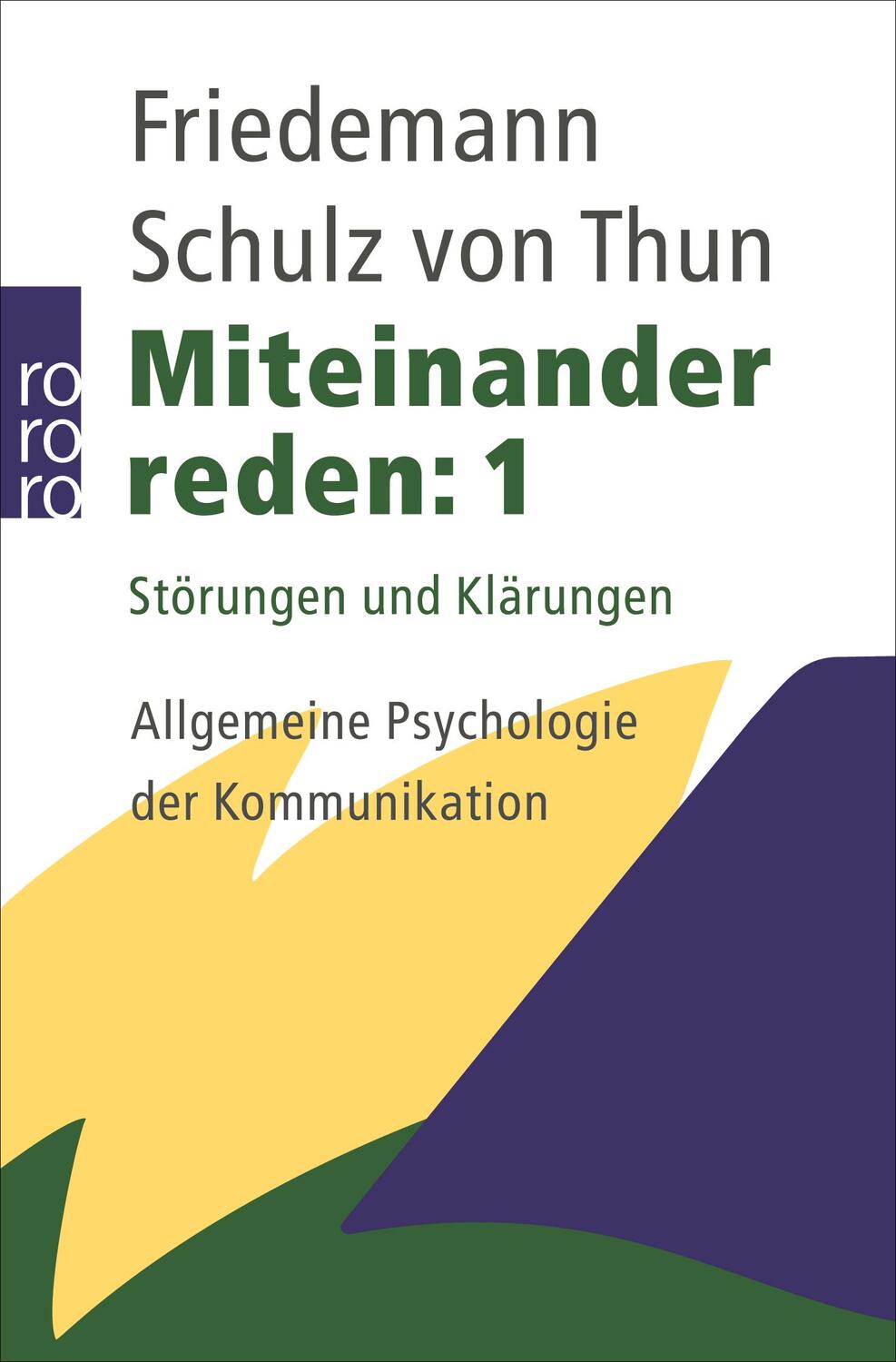 Cover: 9783499174896 | Miteinander reden 1 | Friedemann Schulz von Thun | Taschenbuch | 2001