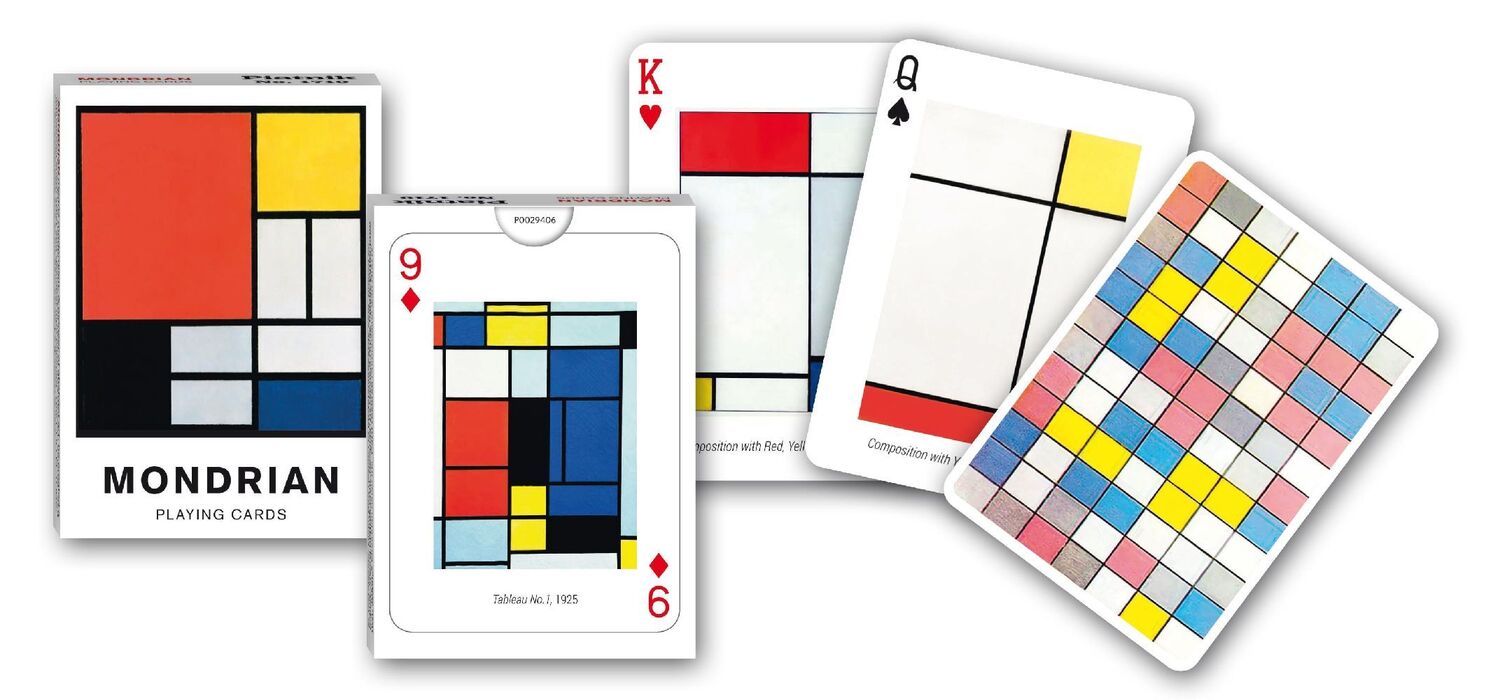 Bild: 9001890171017 | Sammelkarten Mondrian | Sammlerkarten 55 Karten | Spiel | In Spielebox