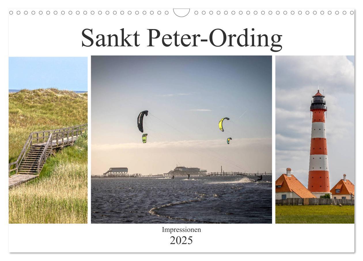 Cover: 9783435383658 | Impressionen aus Sankt Peter-Ording (Wandkalender 2025 DIN A3...