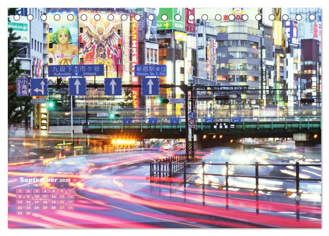 Bild: 9783457199770 | Tokio: Lichter einer Stadt (Tischkalender 2025 DIN A5 quer),...