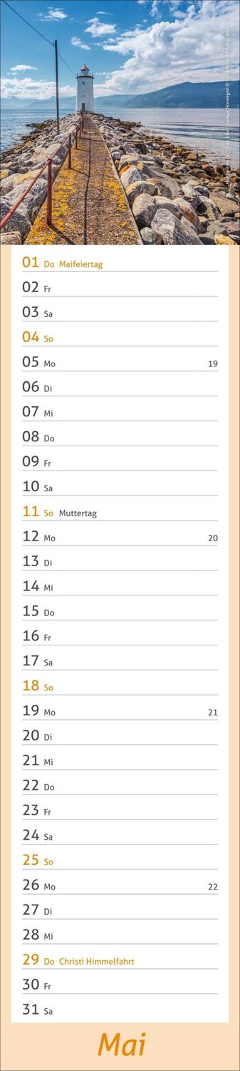 Bild: 9783756406722 | Leuchttürme Langplaner 2025 | Heye | Kalender | Spiralbindung | 13 S.