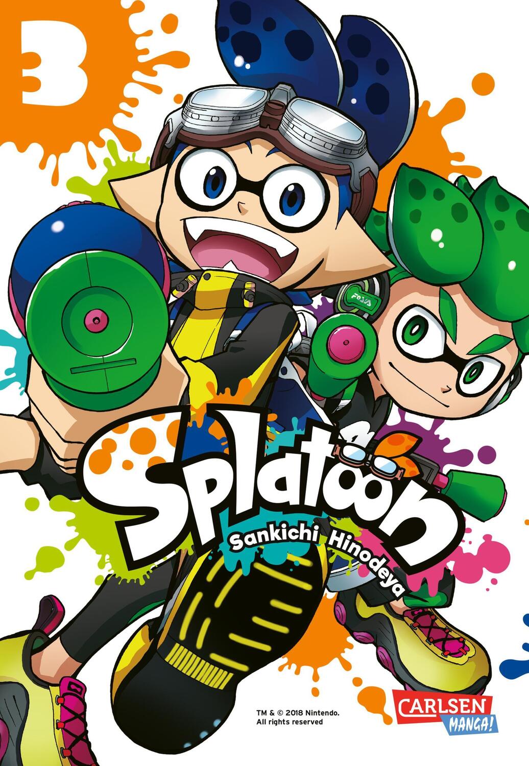 Cover: 9783551724496 | Splatoon 3 | Das Nintendo-Game als Manga! Ideal für Kinder und Gamer!