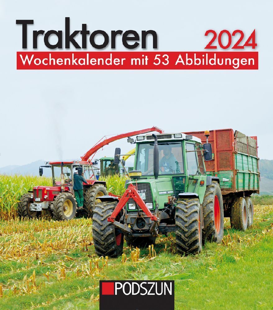 Cover: 9783751610810 | Traktoren 2024 | Wochenkalender | Kalender | Spiralheftung | 53 S.