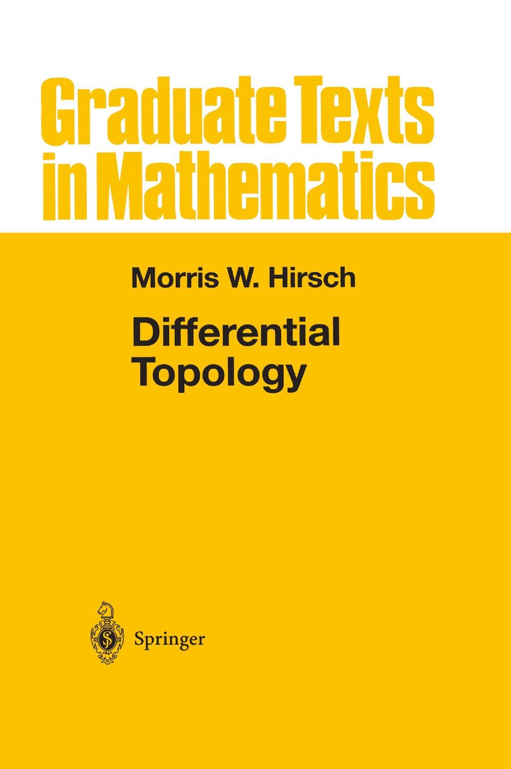 Cover: 9780387901480 | Differential Topology | Morris W. Hirsch | Buch | Englisch | 1997