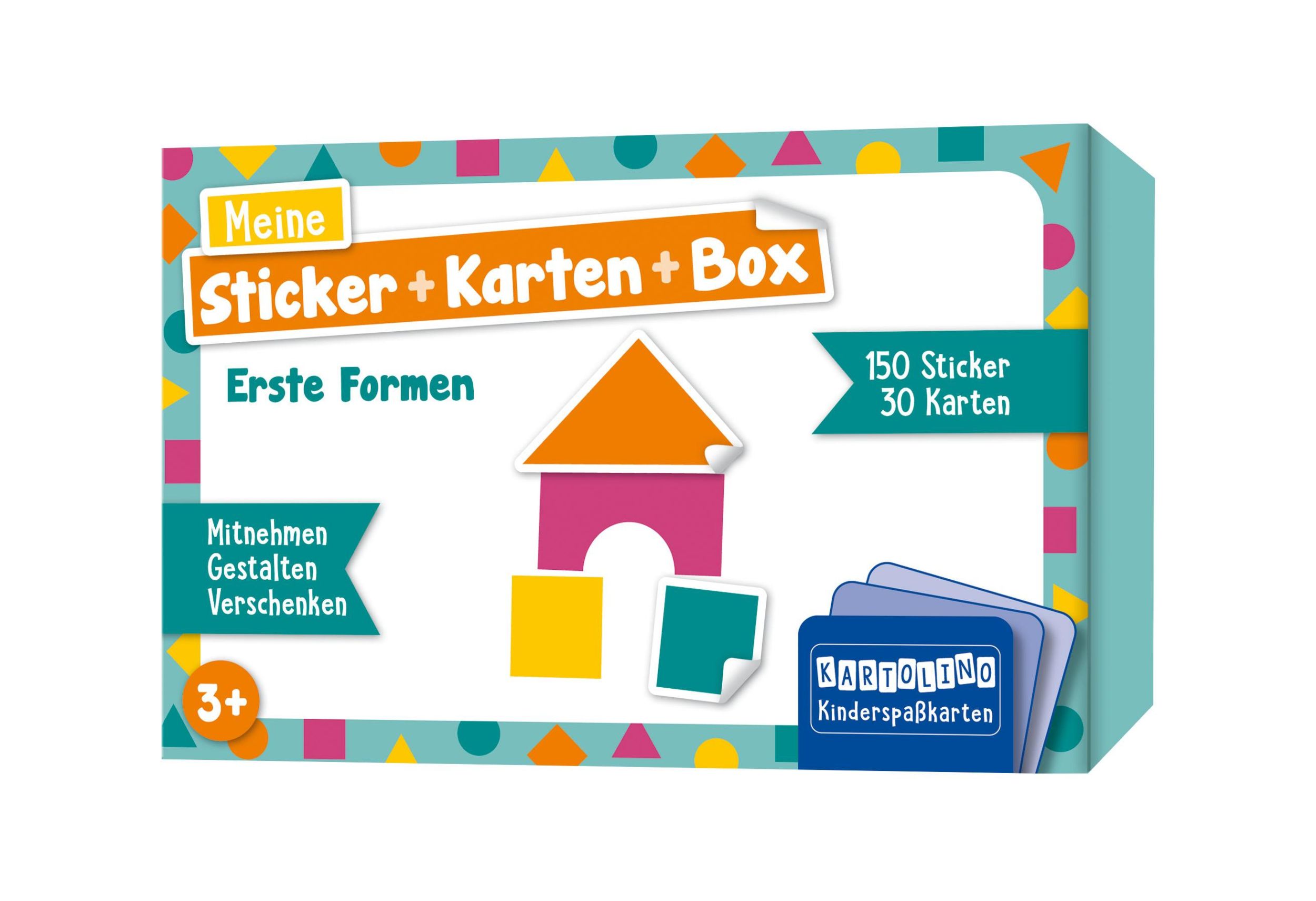 Cover: 9783817446988 | Meine Sticker + Karten + Box - Erste Formen | Taschenbuch | 30 S.