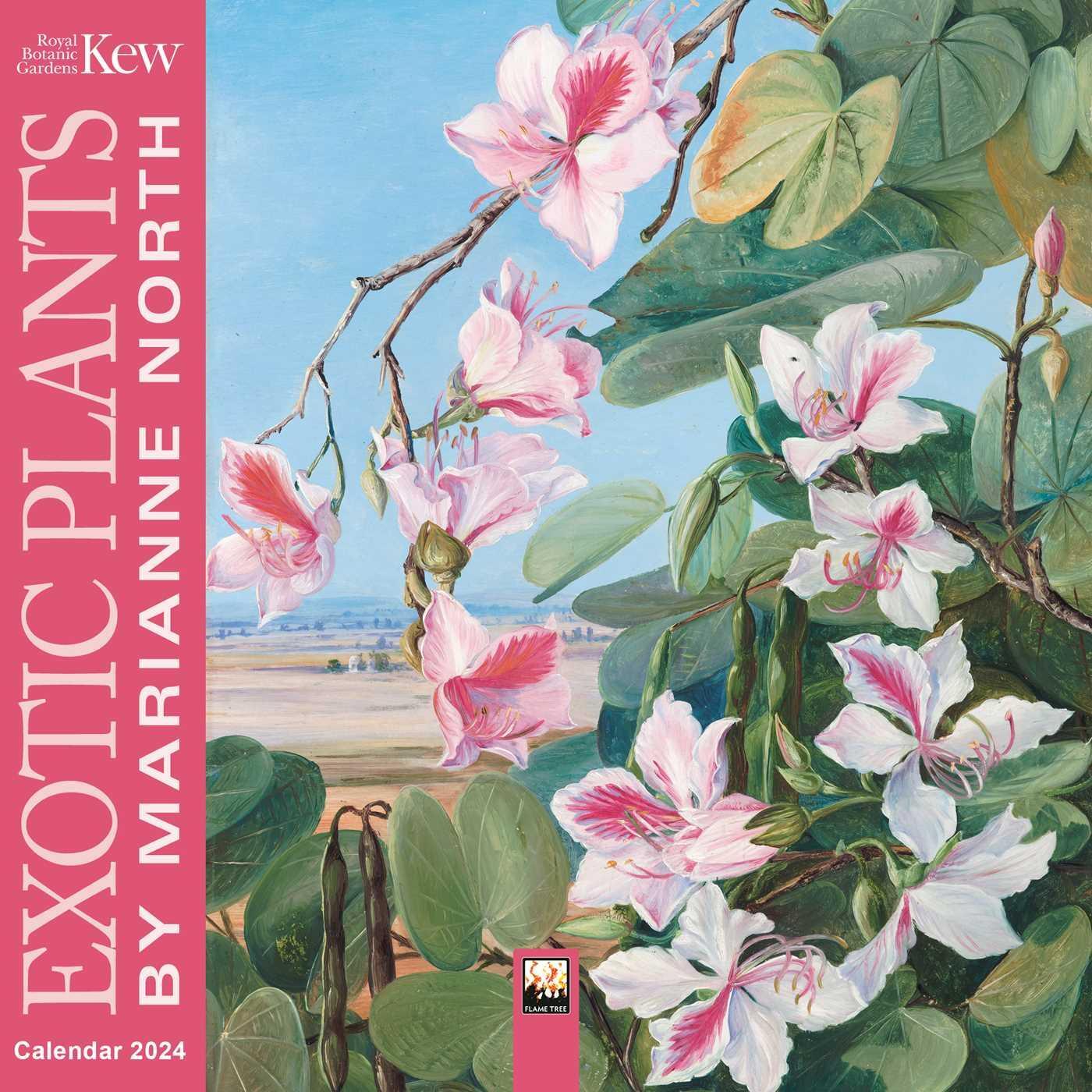 Cover: 9781804174715 | Kew Gardens: Exotic Plants by Marianne North Mini Wall Calendar...