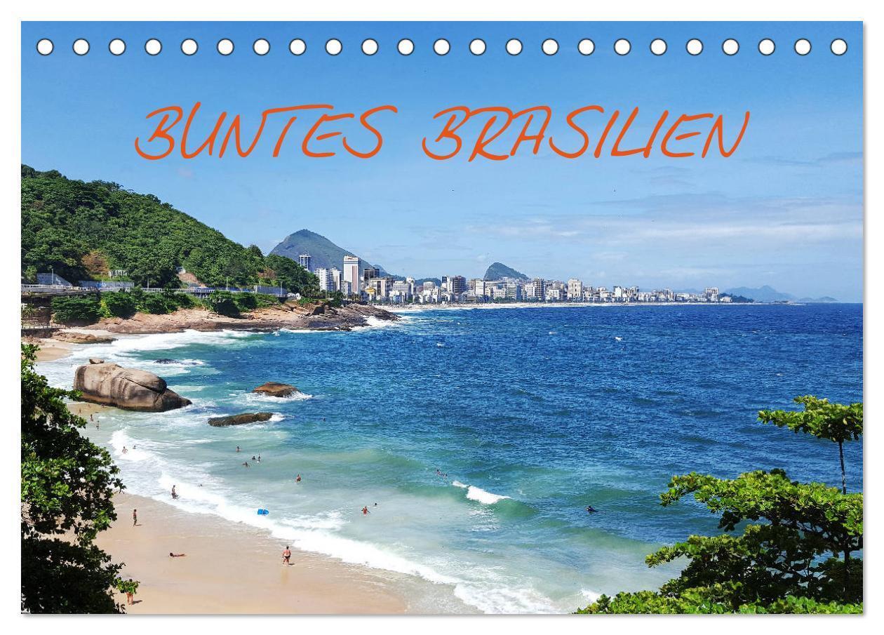 Cover: 9783383052156 | Buntes Brasilien (Tischkalender 2024 DIN A5 quer), CALVENDO...