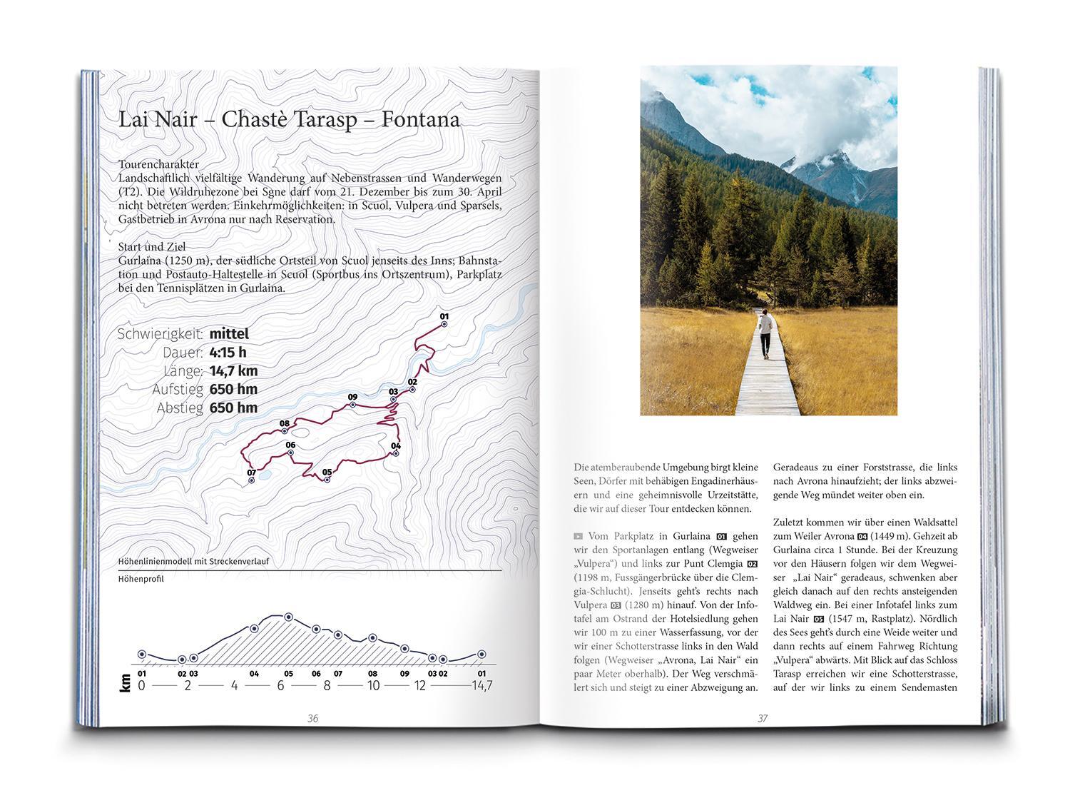 Bild: 9783259037850 | Kümmerly+Frey Raus und Wandern Engadin - Wanderführer | AG | Buch