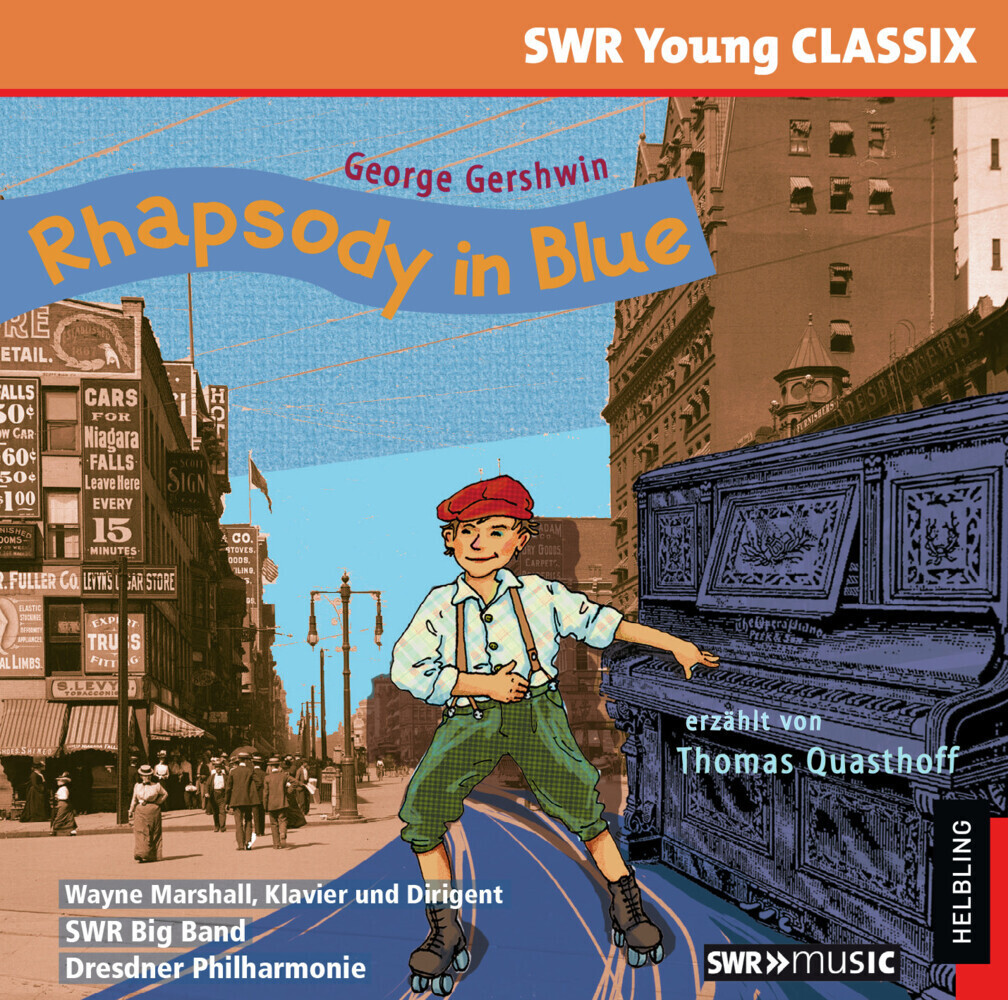 Cover: 9783862272433 | Rhapsody in Blue, Audio-CD | erzählt von Thomas Quasthoff | Audio-CD