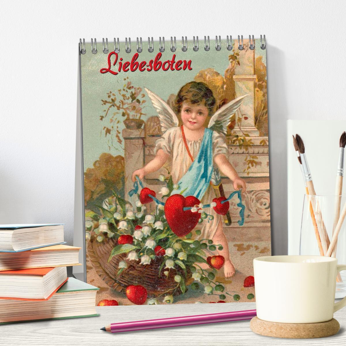 Bild: 9783457075104 | Liebesboten (Tischkalender 2025 DIN A5 hoch), CALVENDO Monatskalender