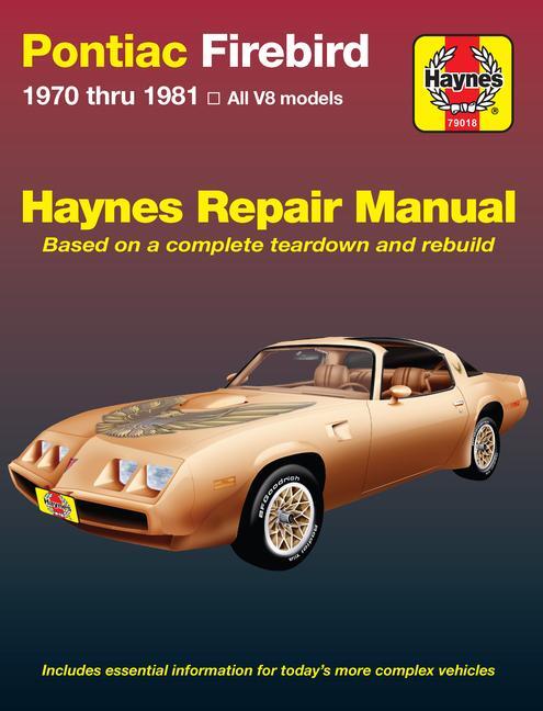 Cover: 9780856968822 | Pontiac Firebird, Trans Am, Formula &amp; Esprit 1970-81 | J H Haynes
