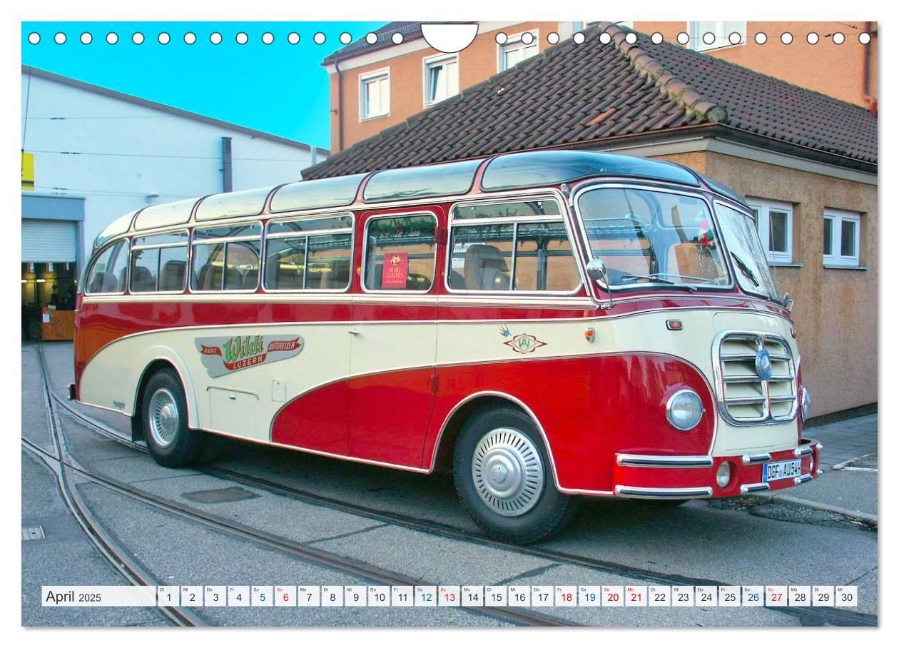 Bild: 9783383862472 | Historische und moderne Busse (Wandkalender 2025 DIN A4 quer),...