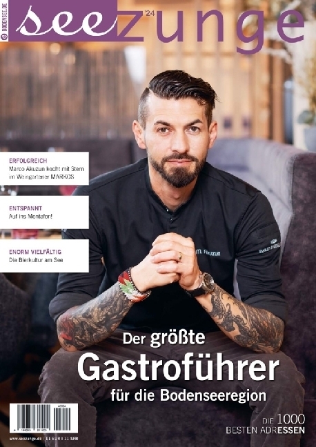 Cover: 9783799526418 | Seezunge Magazin 2024 | Der größte Gastroführer für die Bodenseeregion