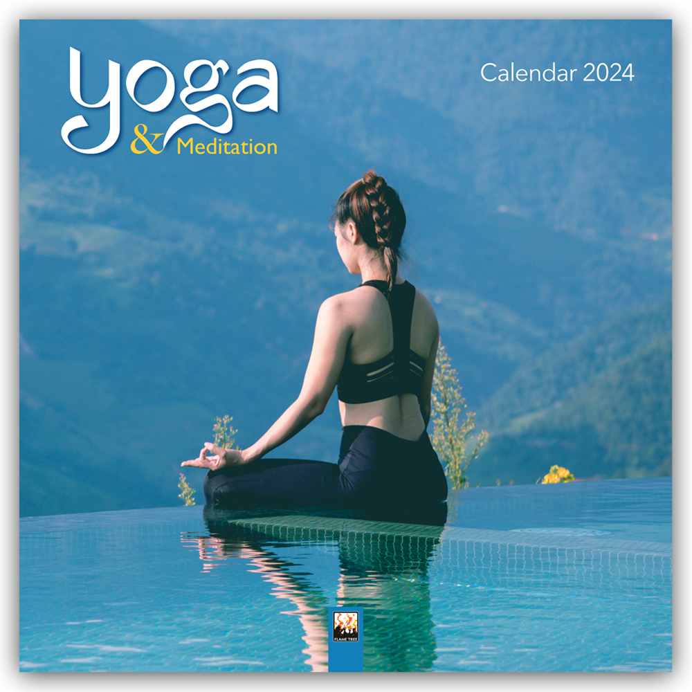 Cover: 9781804173732 | Yoga &amp; Meditation 2024 | Flame Tree Publishing | Kalender | Deutsch