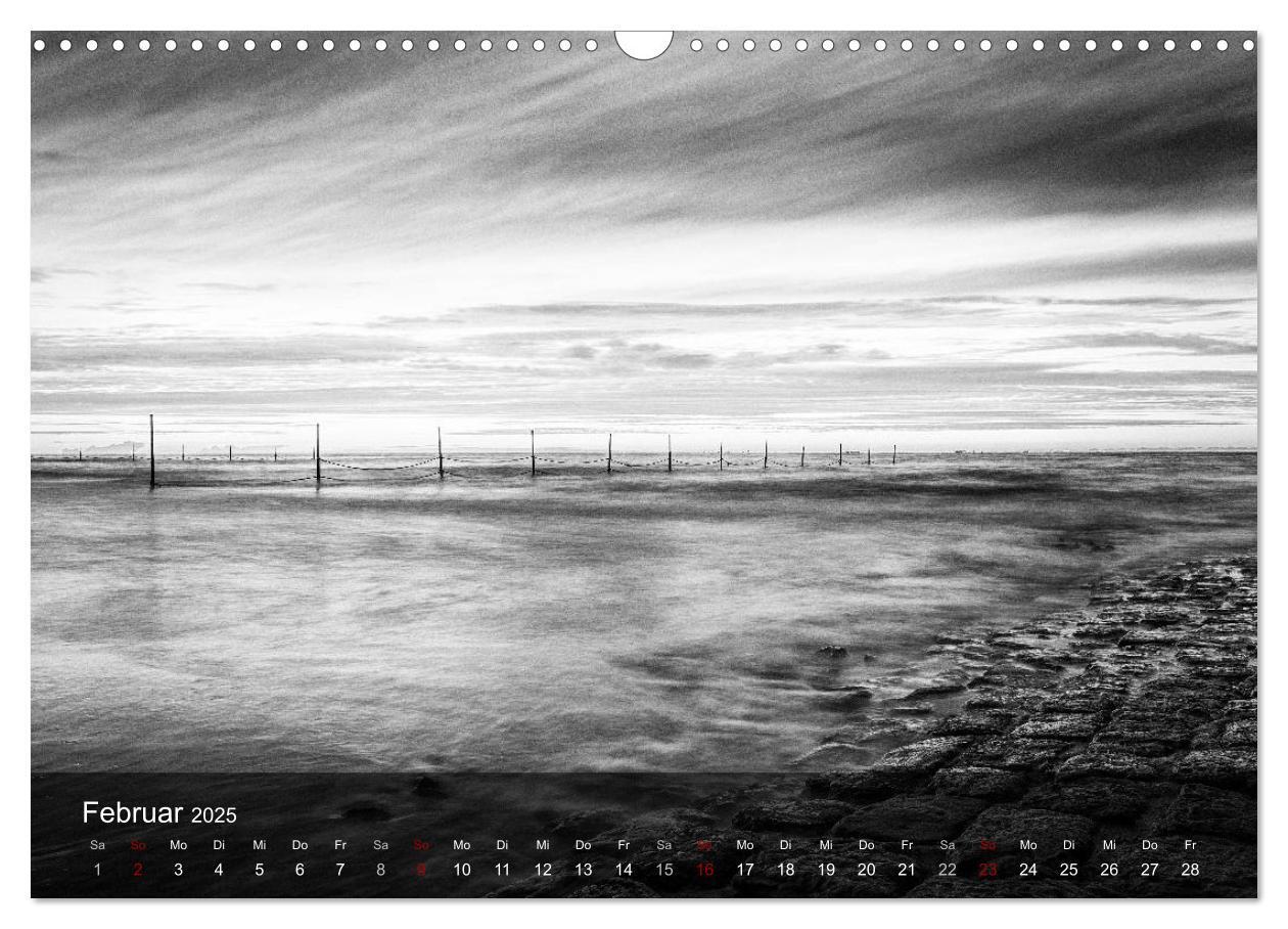 Bild: 9783435378678 | Wangerooge Noir (Wandkalender 2025 DIN A3 quer), CALVENDO...