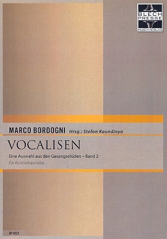 Cover: 9790700328214 | Vocalisen Band 2 (Auswahl) für Kontrabasstuba | Giulio Marco Bordogni