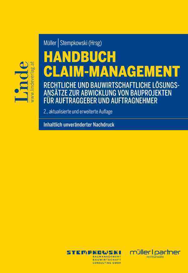 Cover: 9783707344165 | Handbuch Claim-Management | Katharina Müller (u. a.) | Taschenbuch