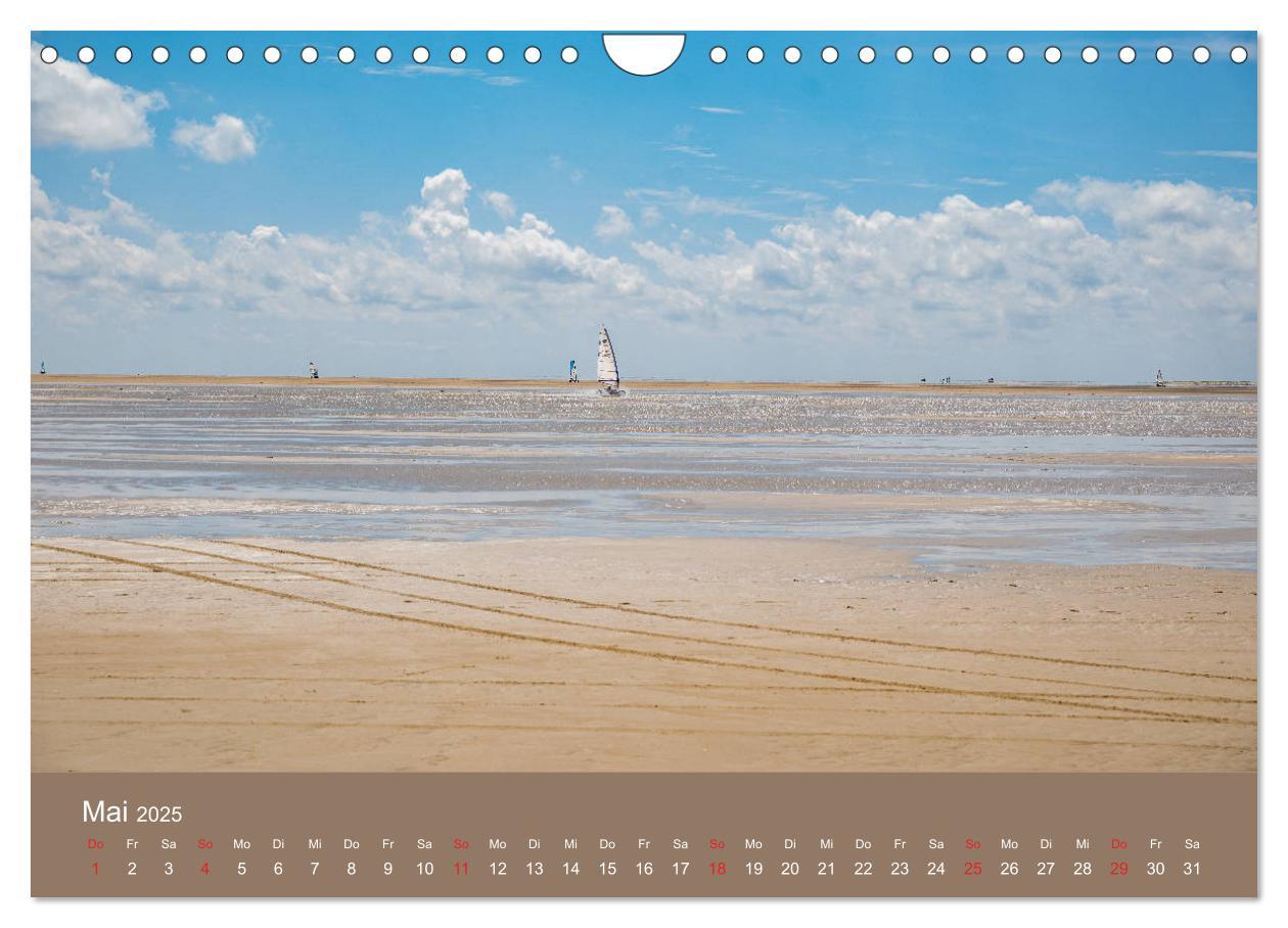 Bild: 9783435225736 | Römö - Wasser, Wind und endloser Strand (Wandkalender 2025 DIN A4...