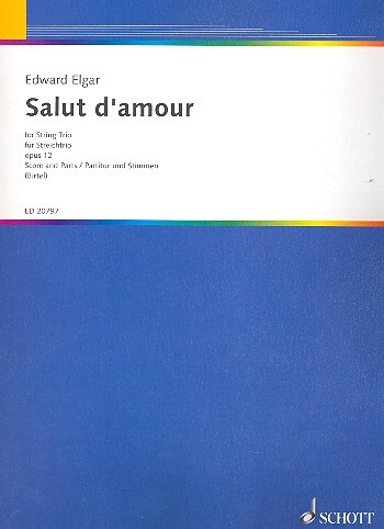 Cover: 9790001171014 | Salut d'amour D major op. 12 | Schott Music | EAN 9790001171014