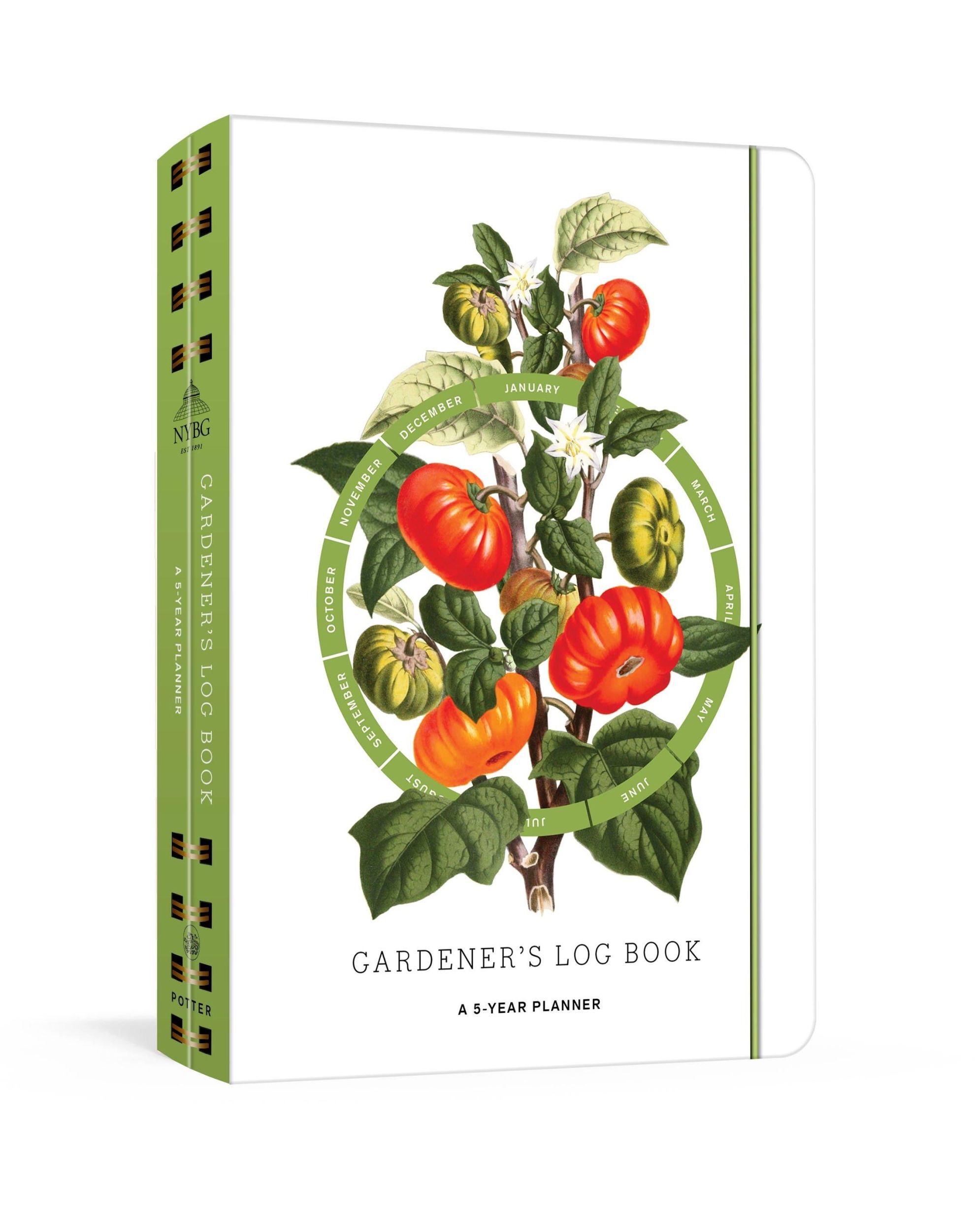 Cover: 9781524759070 | Gardener's Log Book: A 5-Year Planner | The New York Botanical Garden