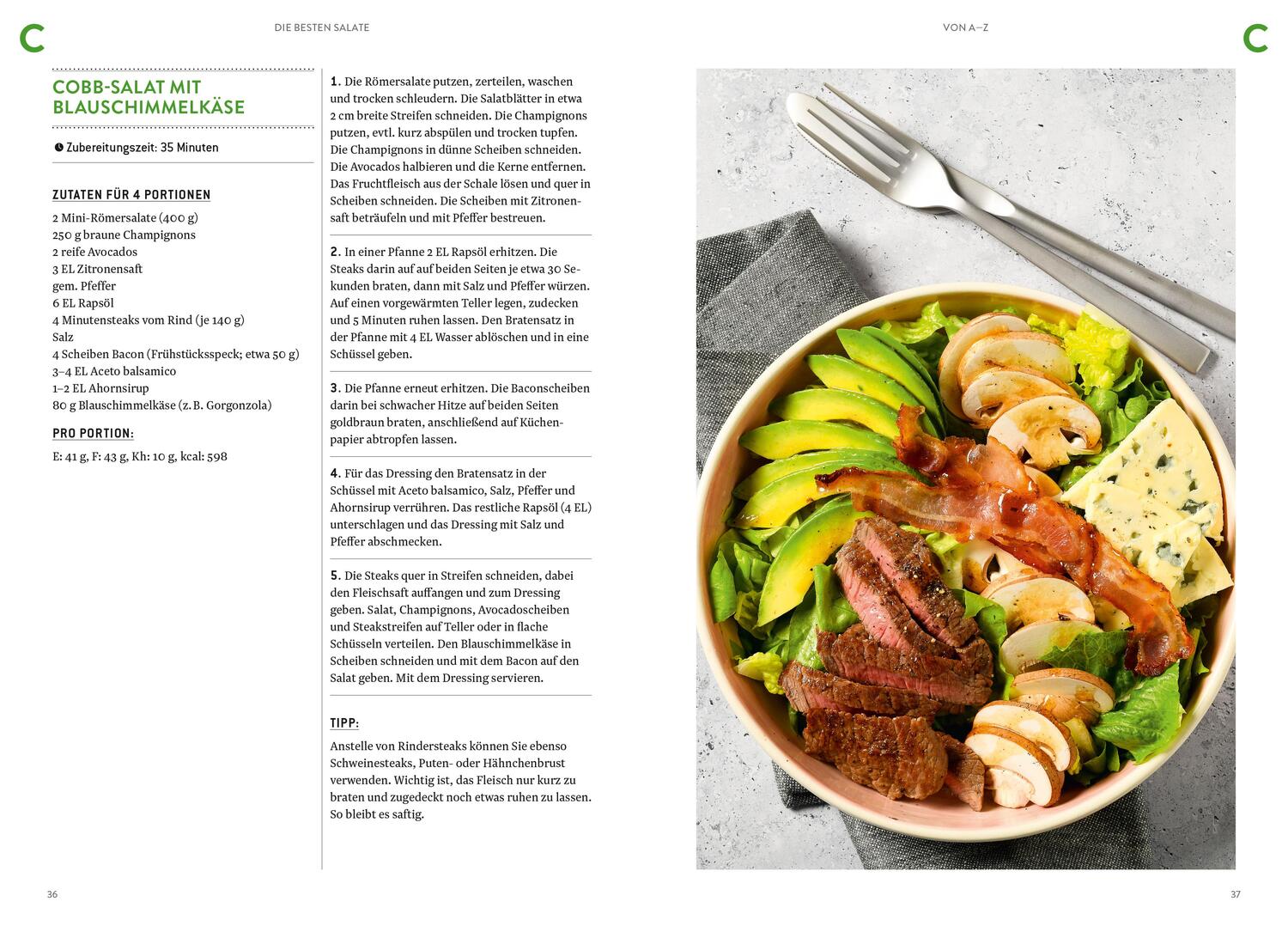 Bild: 9783767019379 | Die besten Salate von A-Z | Oetker Verlag (u. a.) | Buch | 224 S.