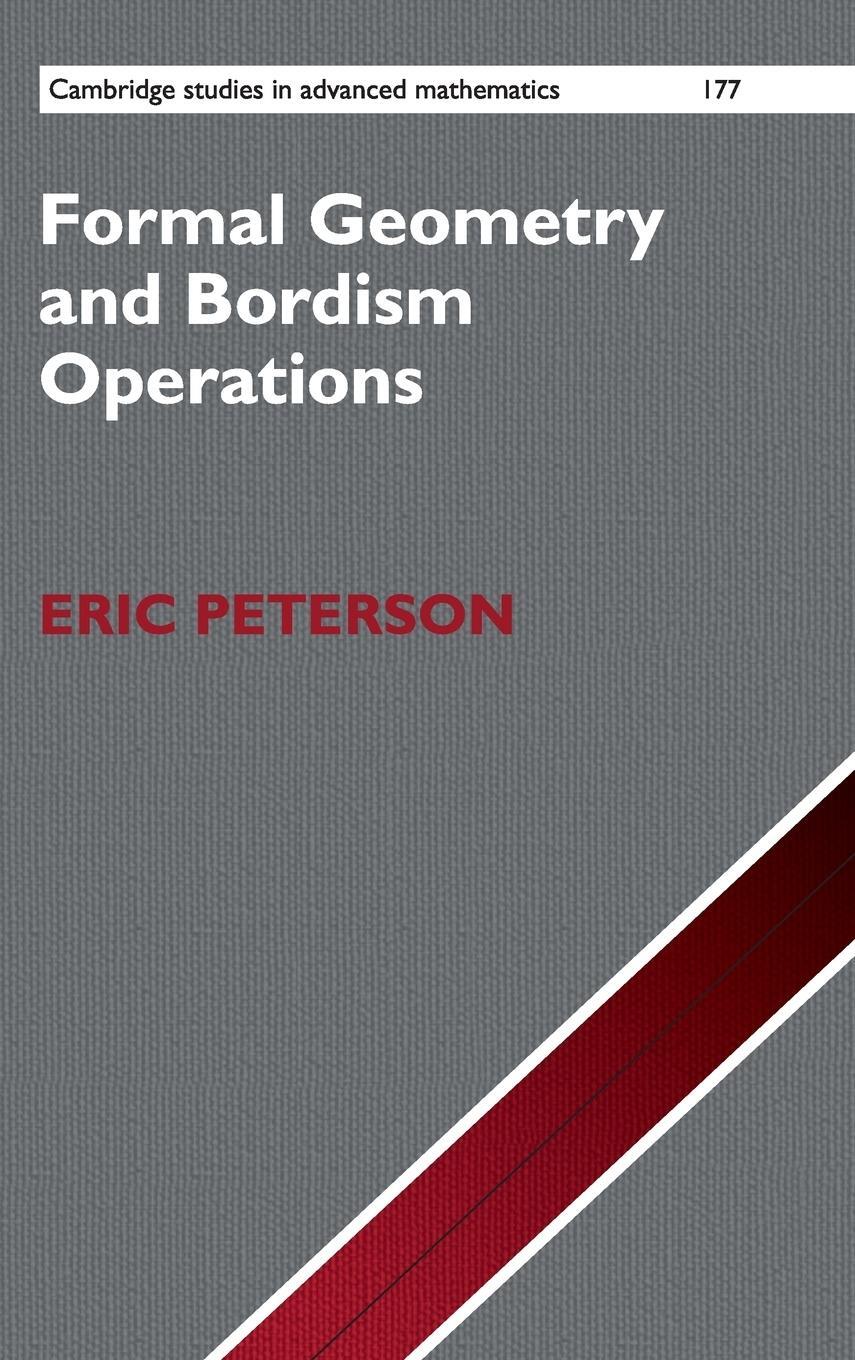 Cover: 9781108428033 | Formal Geometry and Bordism Operations | Eric Peterson | Buch | 2019