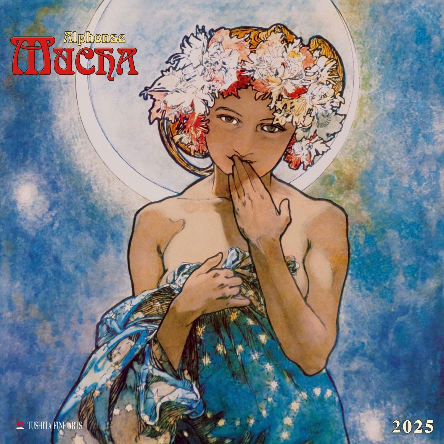 Cover: 9783959294393 | Alphonse Mucha 2025 | Kalender 2025 | Kalender | Tushita Fine Arts