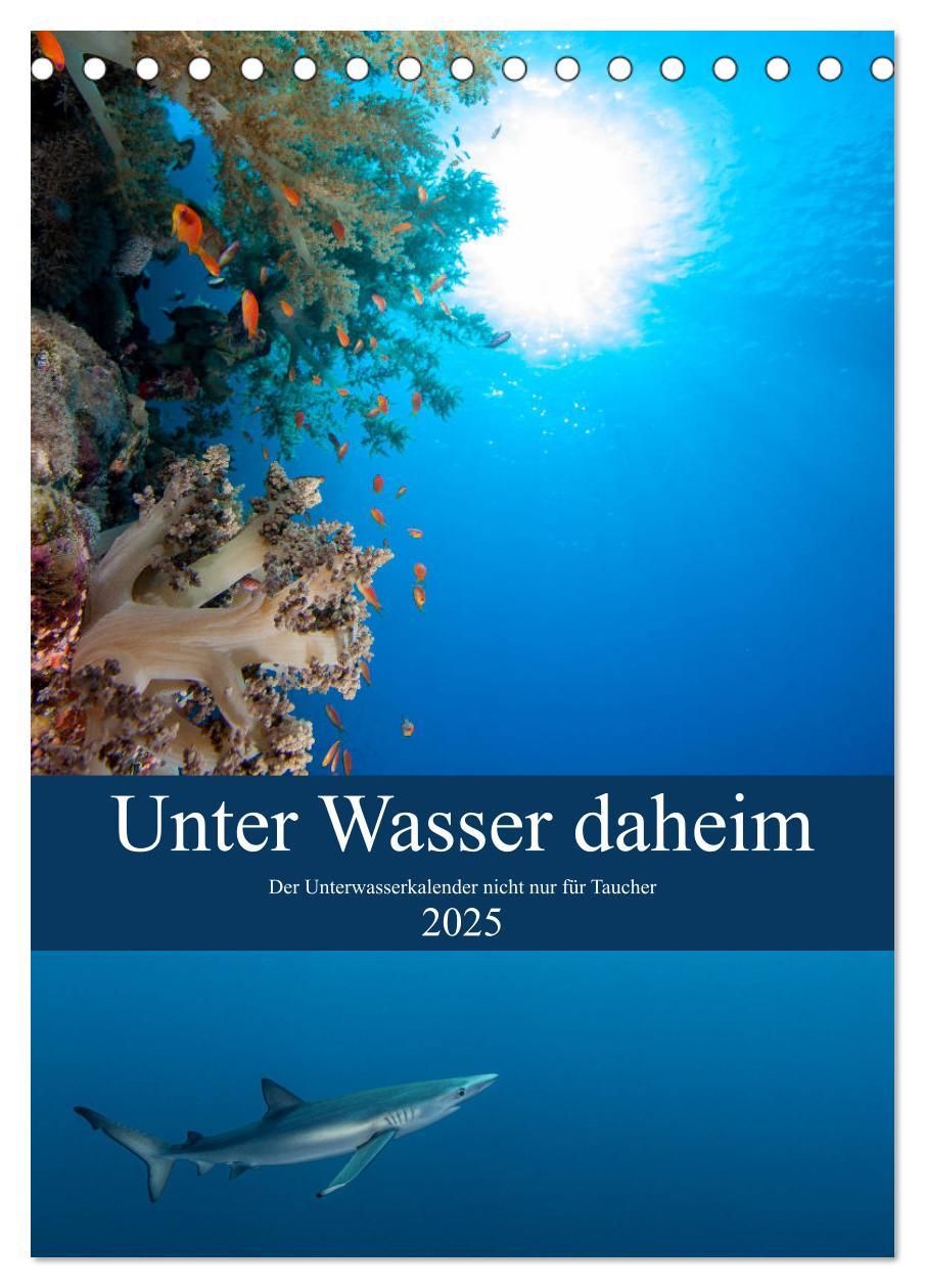 Cover: 9783435988860 | Unter Wasser daheim (Tischkalender 2025 DIN A5 hoch), CALVENDO...