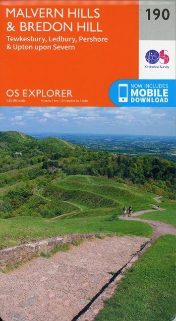 Cover: 9780319243831 | Malvern Hills and Bredon Hill | Ordnance Survey | (Land-)Karte | 2015