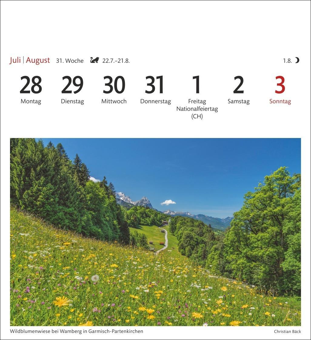 Bild: 9783840033919 | Bayern Sehnsuchtskalender 2025 - Wochenkalender mit 53 Postkarten