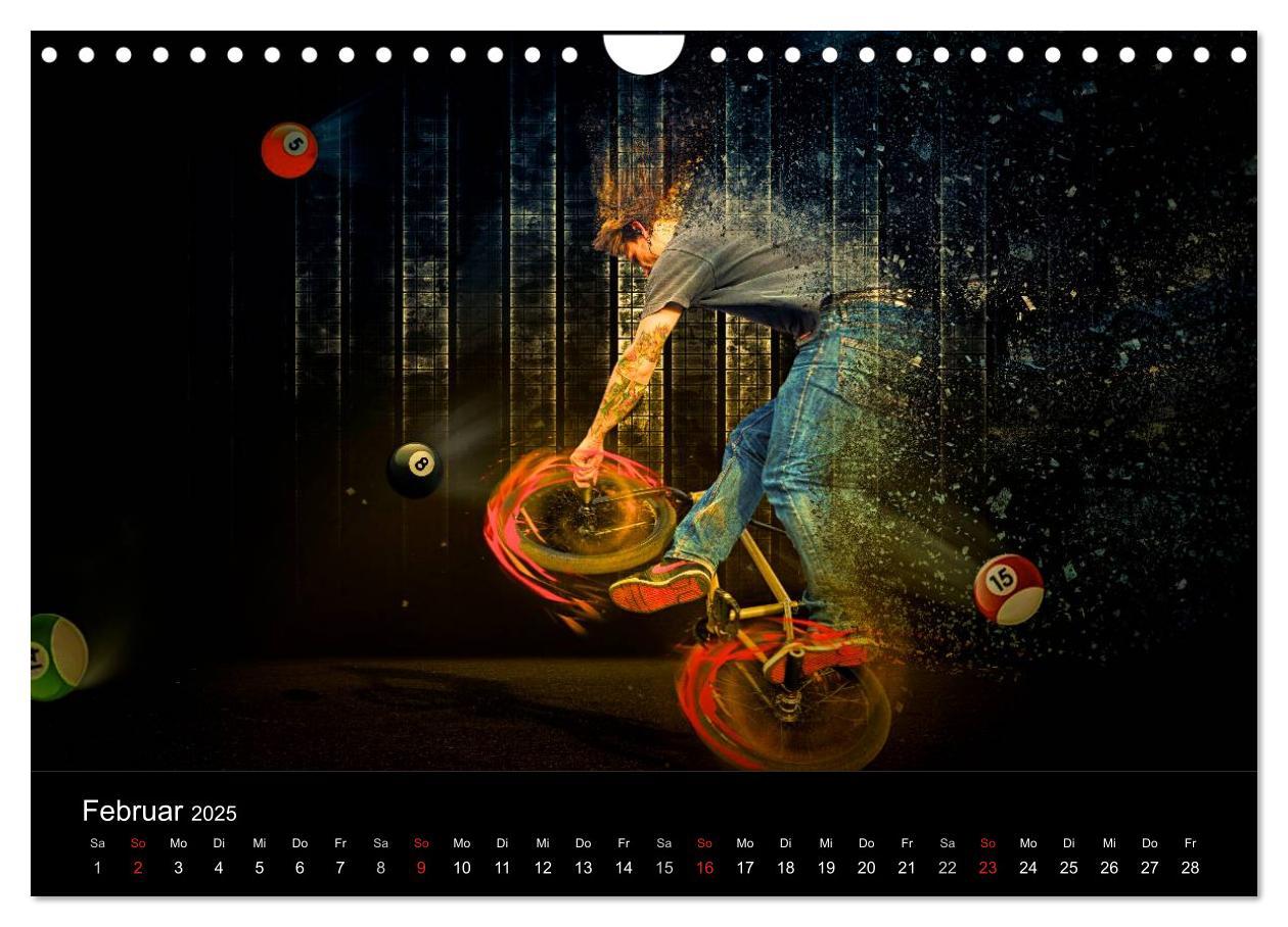 Bild: 9783435614608 | BMX My Life (Wandkalender 2025 DIN A4 quer), CALVENDO Monatskalender