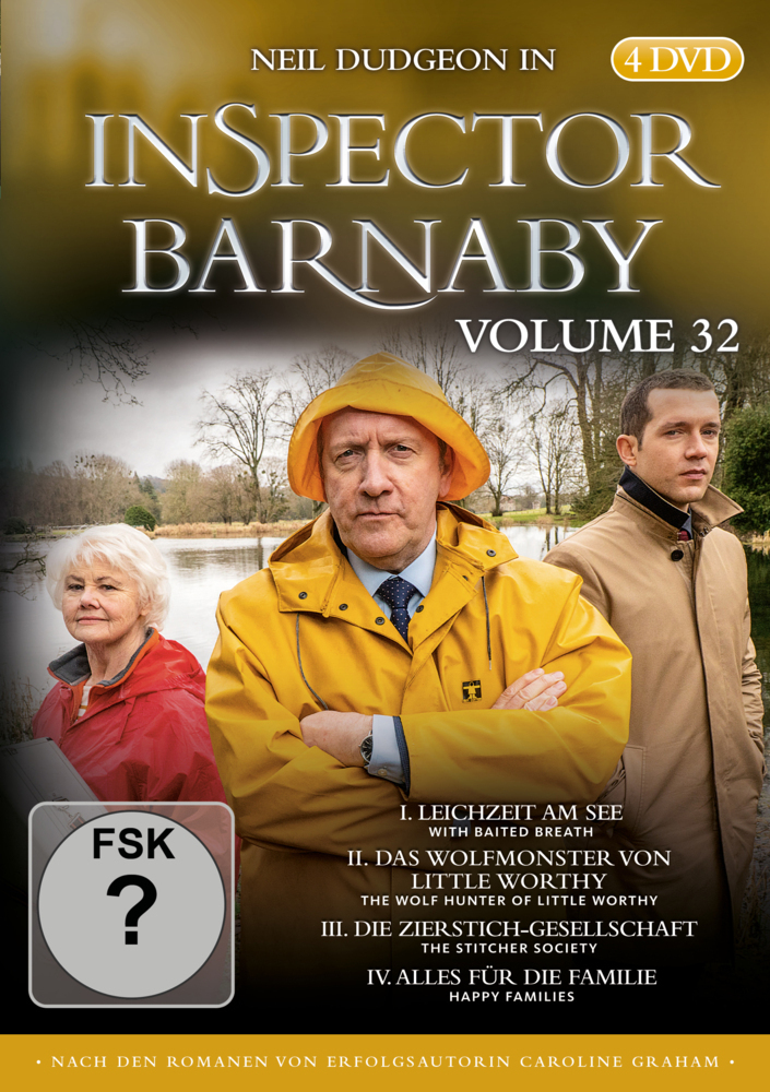Cover: 4029759158325 | Inspector Barnaby. Vol.32, 4 DVD, 4 DVD-Video | Neil Dugeon (u. a.)
