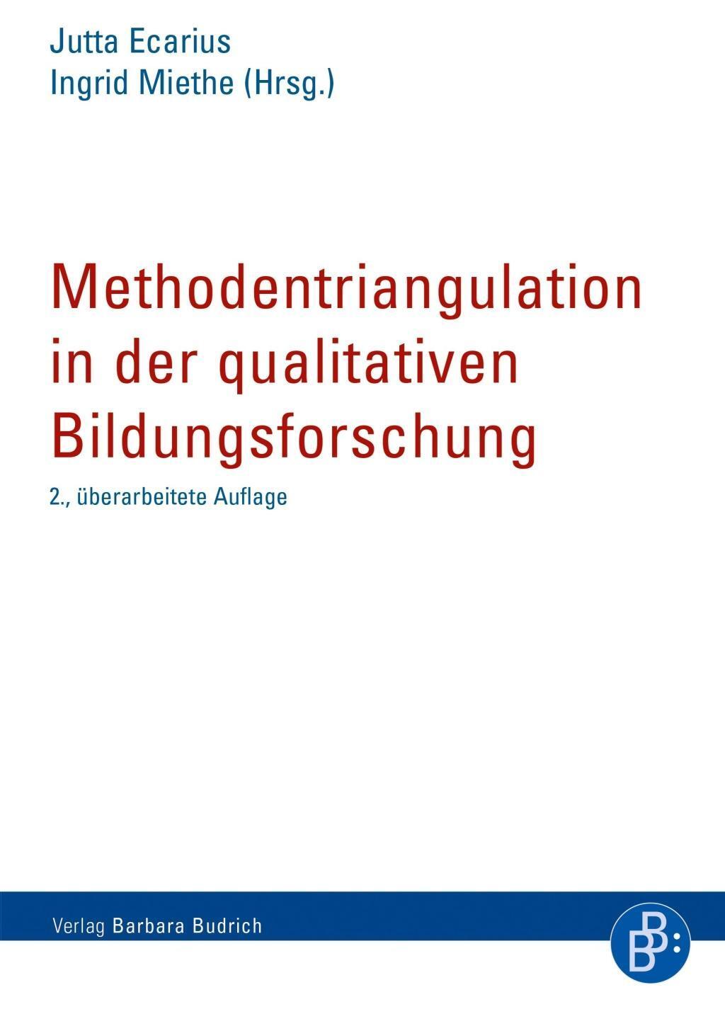 Cover: 9783847421634 | Methodentriangulation in der qualitativen Bildungsforschung | Buch