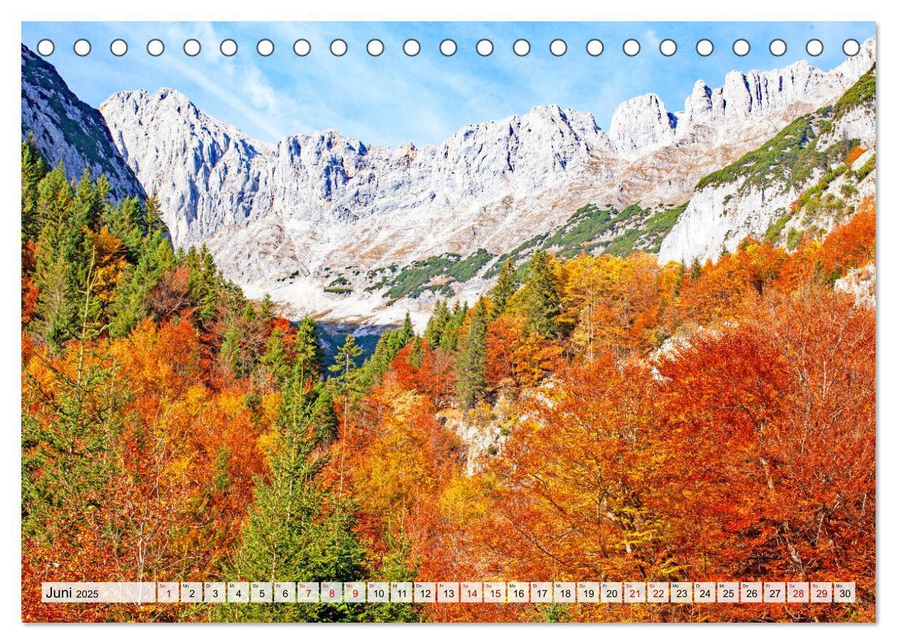 Bild: 9783457037164 | Herbstflammen im Karwendel- und Wettersteingebirge (Tischkalender...