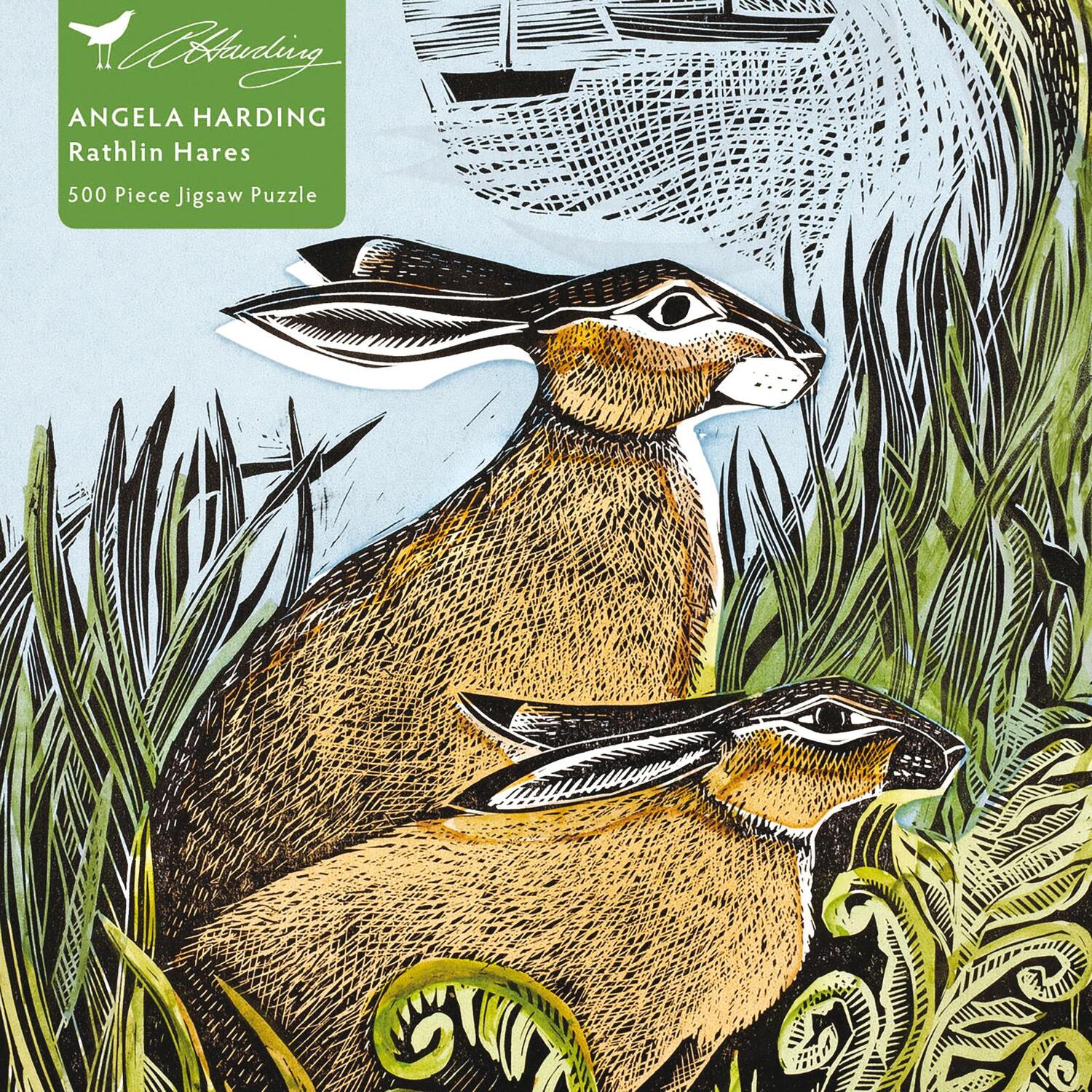 Cover: 9781839643071 | Adult Jigsaw Puzzle Angela Harding: Rathlin Hares (500 Pieces):...