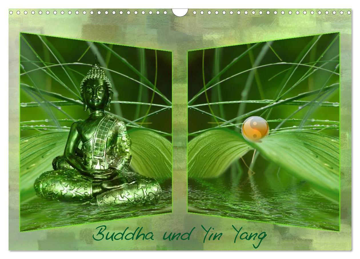 Cover: 9783383569531 | Buddha und Yin Yang (Wandkalender 2024 DIN A3 quer), CALVENDO...
