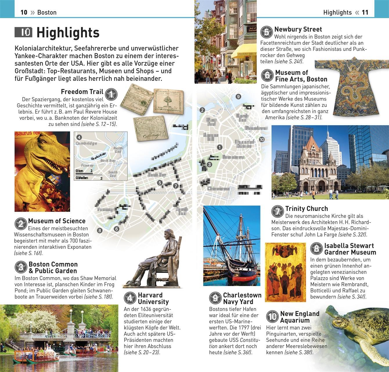 Bild: 9783734207747 | TOP10 Reiseführer Boston | DK Verlag - Reise | Taschenbuch | 160 S.