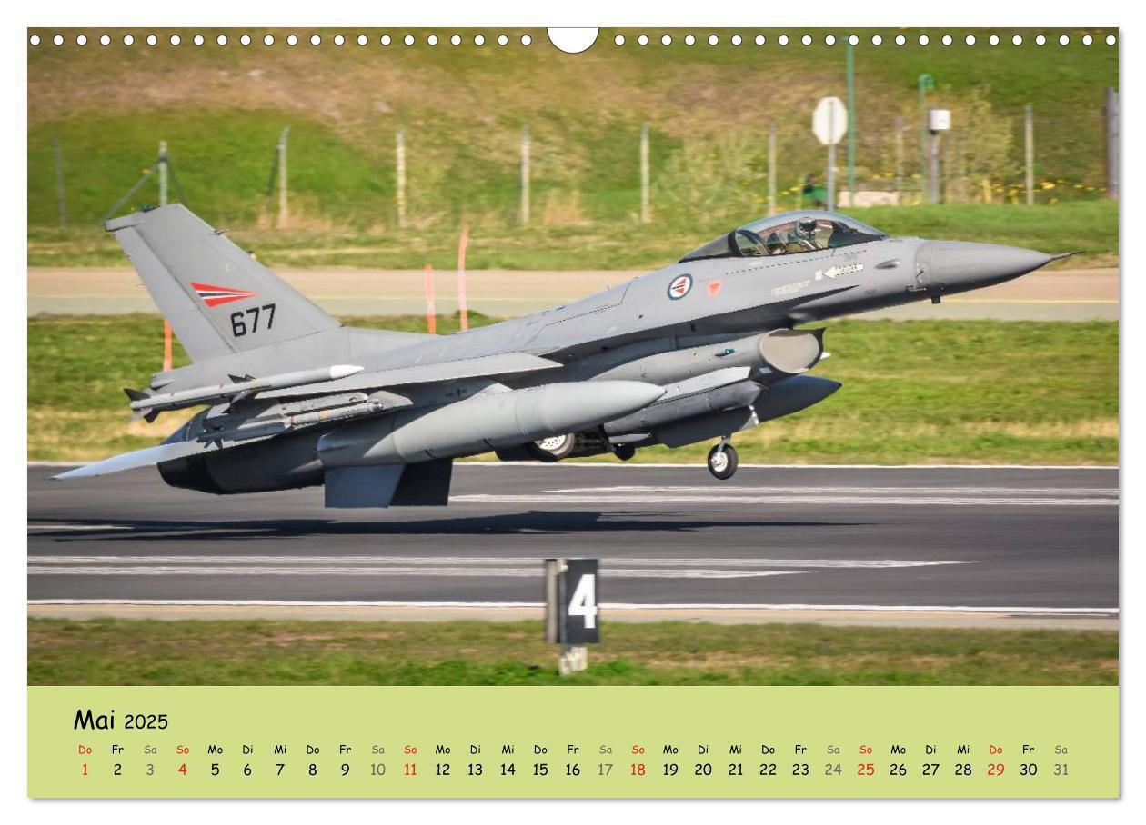 Bild: 9783435576524 | Luftüberlegenheit - Kampfjets in Aktion (Wandkalender 2025 DIN A3...