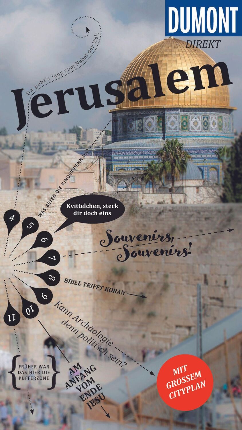 Cover: 9783616010199 | DuMont direkt Reiseführer Jerusalem | Mit großem Cityplan 1:11500