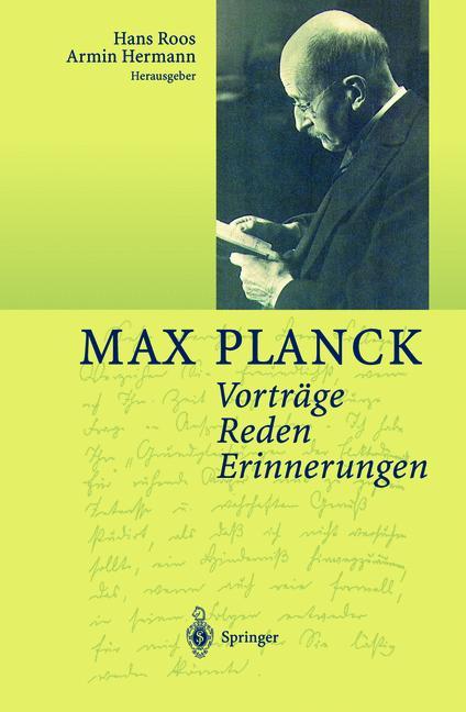 Cover: 9783642625206 | Vorträge Reden Erinnerungen | Max Planck | Taschenbuch | Paperback