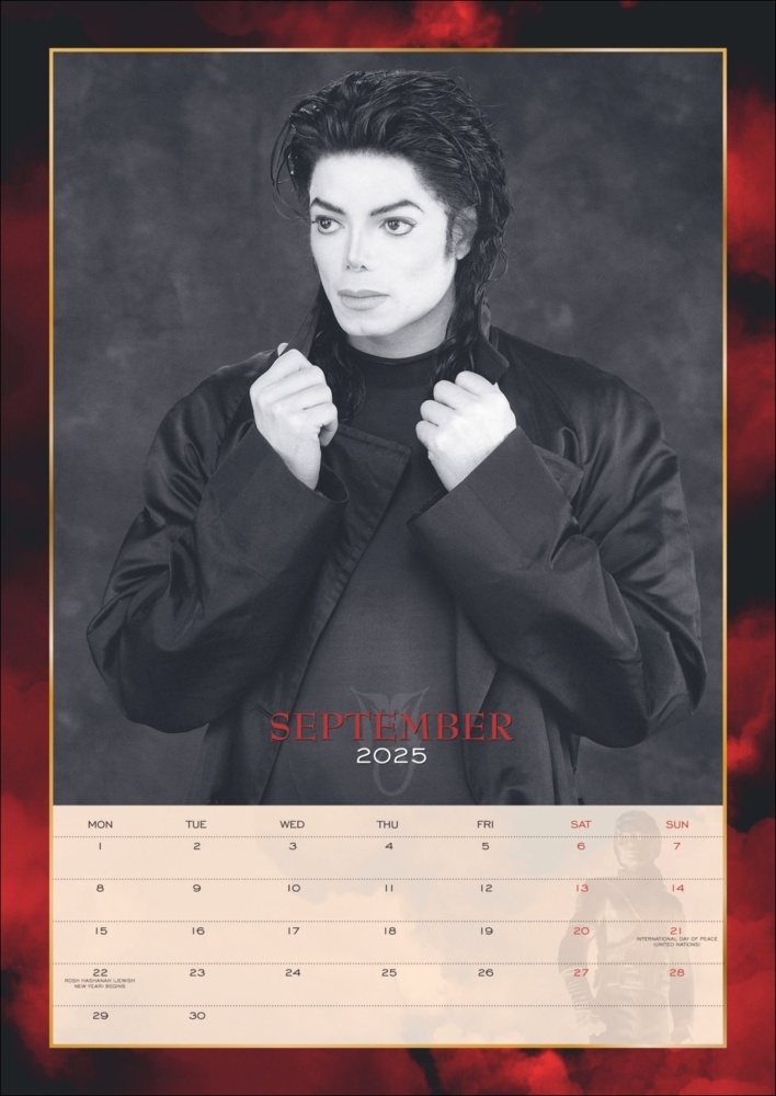 Bild: 9783840196737 | Michael Jackson Posterkalender 2025 | Kalender | Spiralbindung | 14 S.