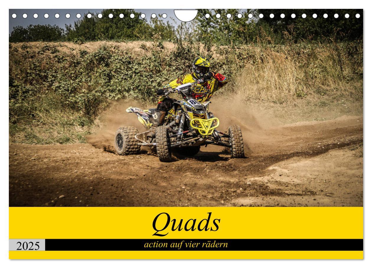 Cover: 9783435122981 | Quad`s action auf vier rädern (Wandkalender 2025 DIN A4 quer),...