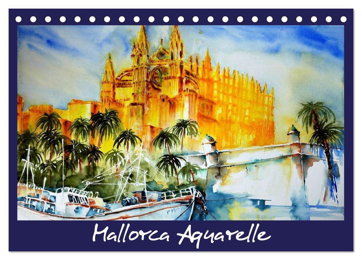 Cover: 9783383607400 | Mallorca Aquarelle (Tischkalender 2024 DIN A5 quer), CALVENDO...