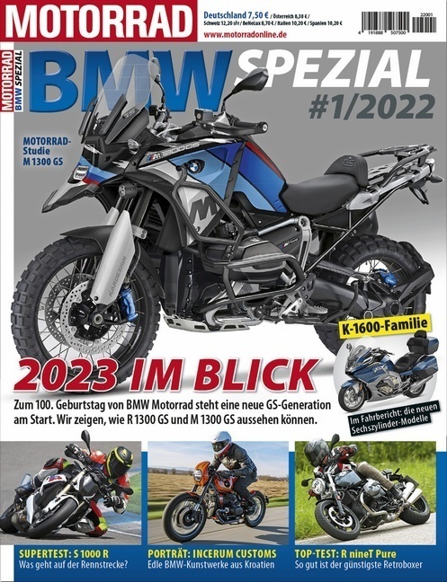 Cover: 9783613320475 | Motorrad BMW Spezial - 01/2022 | Taschenbuch | 130 S. | Deutsch | 2022
