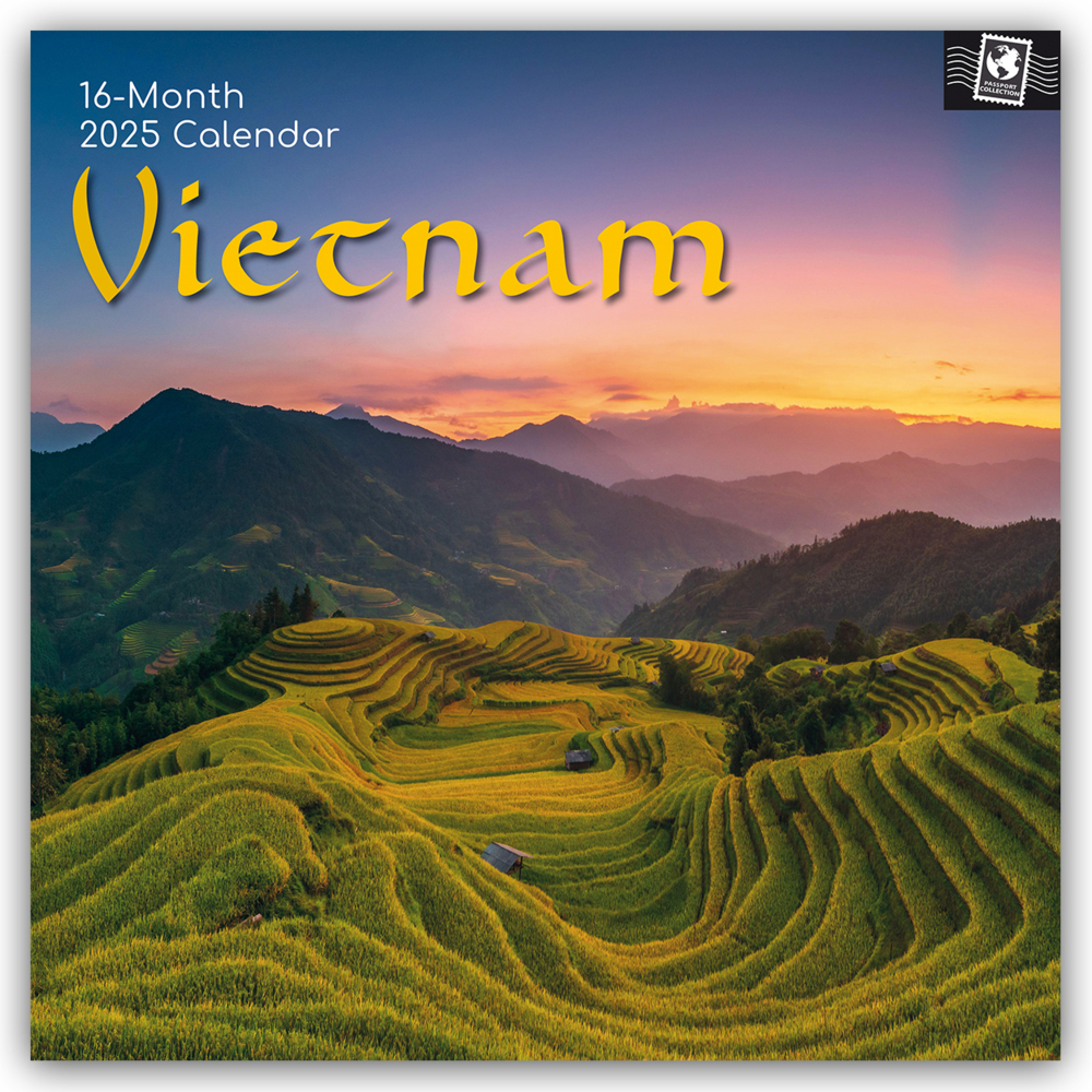 Cover: 9781835362433 | Vietnam 2025 - 16-Monatskalender | The Gifted Stationery Co. Ltd