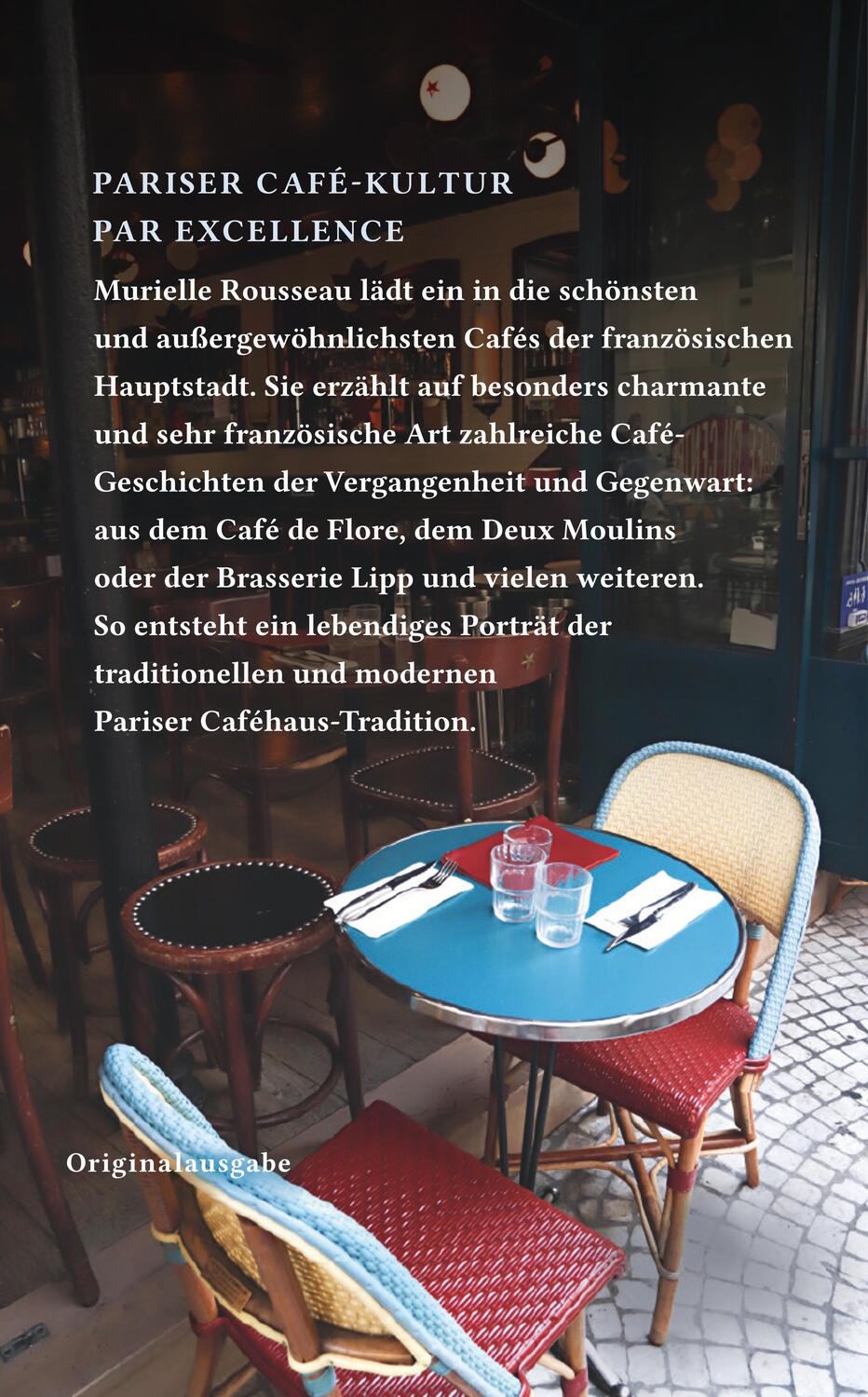 Rückseite: 9783458681458 | Die Cafés von Paris | Murielle Rousseau | Buch | 254 S. | Deutsch