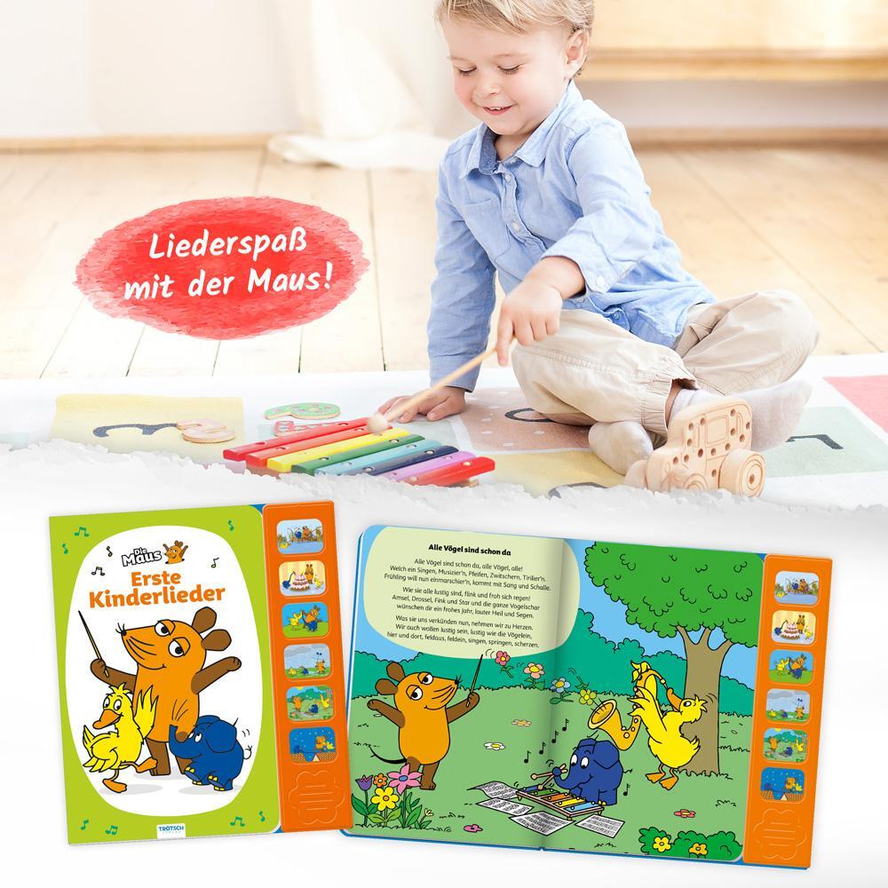 Bild: 9783965526228 | Trötsch Die Maus Soundbuch Erste Kinderlieder | Trötsch Verlag | Buch