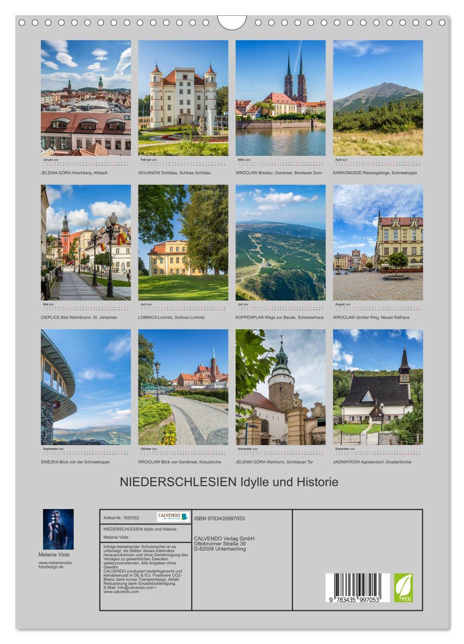 Bild: 9783435997053 | NIEDERSCHLESIEN Idylle und Historie (Wandkalender 2025 DIN A3...