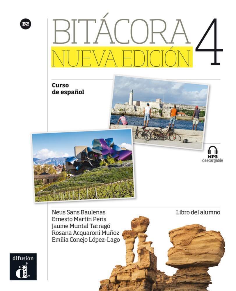 Cover: 9783125157088 | Bitácora nueva edición 4 B2 | Libro del alumno con MP3 descargable