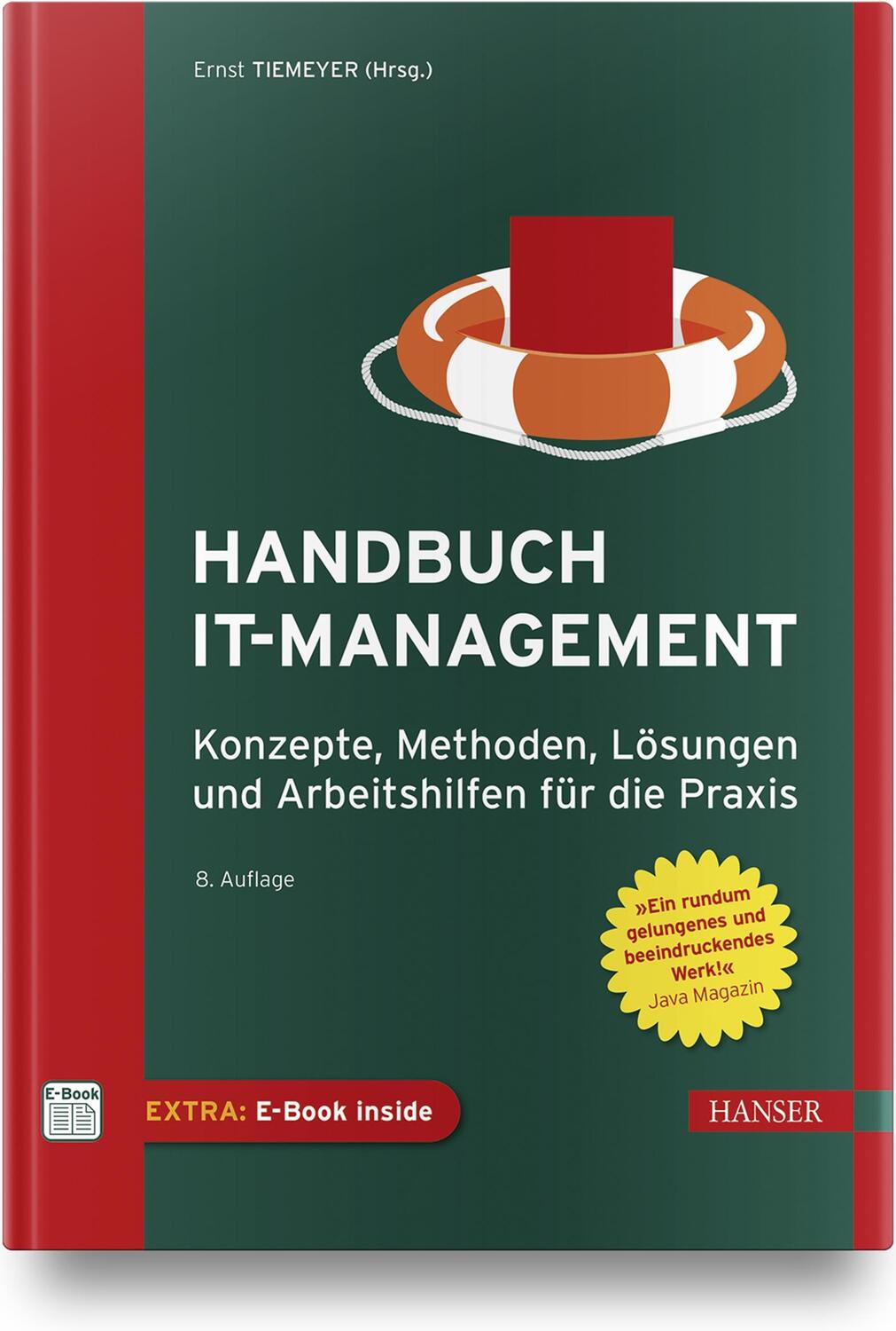 Cover: 9783446473720 | Handbuch IT-Management | Ernst Tiemeyer | Buch | Deutsch | 2023